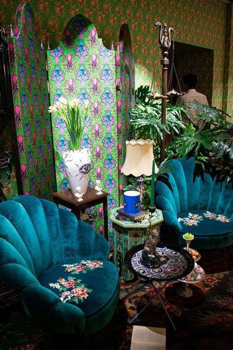 gucci style decor|gucci wallpaper interior.